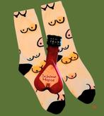 BIG BOOBIES SOKKEN + SHOTJE SCHONE MOPSE, Ophalen of Verzenden, Nieuw