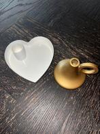 Kaarsenhouders Zuss, Sieraden, Tassen en Uiterlijk, Broches, Ophalen, Zo goed als nieuw, Zilver, Overige materialen