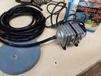 tornado 2000 luchtpomp +5 m slang+ luchtsteen zuurstofpomp, Ophalen of Verzenden, Nieuw, Vijverpomp