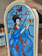 Glas in lood // tiffany raam voor de snelle beslisser!, Ophalen, Gevelraam of Ruit, Glas in lood, Minder dan 80 cm