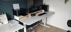 2 Bureaus - Ikea Bekant zit-sta + Ikea Trotten, Ophalen, In hoogte verstelbaar, Zo goed als nieuw, Bureau