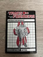 Transformers G1; instructie boekje Jetfire 1985, G1, Ophalen of Verzenden, Gebruikt, Autobots