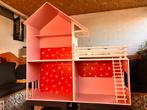 Barbiehuis uniek 3 delen van hout, Kinderen en Baby's, Speelgoed | Poppenhuizen, Ophalen, Zo goed als nieuw, Poppenhuis