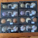 Partij Gedecoreerde glazen kerstballen dia 8 cm van 24 euro, Diversen, Kerst, Ophalen of Verzenden