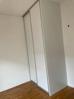 Inbouwkast wit 115x243 met schuifdeur, Ophalen, Zo goed als nieuw, Rechthoekig