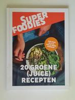 Super foodies , 20 groene (juice) recepten., Boeken, Gezondheid, Dieet en Voeding, Ophalen of Verzenden, Zo goed als nieuw, V.d. Velde & Bos