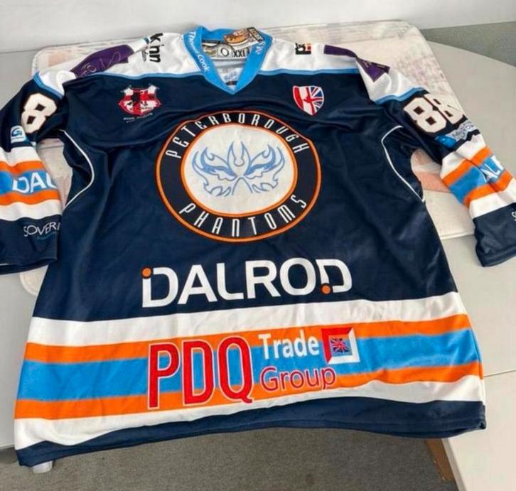 2015-2016 PETERBOROUGH PHANTOMS ijshockey shirt XXL scott 88, Sport en Fitness, IJshockey, Nieuw, Kleding, Ophalen of Verzenden