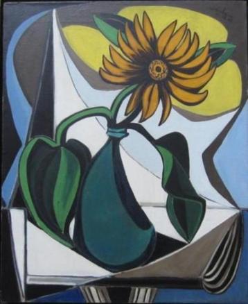 ==uit 1948 == kubistisch abstract stilleven ==GESIGNEERD== beschikbaar voor biedingen
