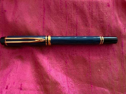 Waterman Le Man 200 Caviar Blue Vulpen, zeldzaam, Verzamelen, Pennenverzamelingen, Zo goed als nieuw, Vulpen, Waterman, Ophalen