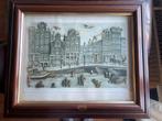 Anton pieck 3d shadow Amsterdam Brouwersgracht, Antiek en Kunst, Ophalen