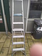 Aluminium trap merk Altra gebruikt, Doe-het-zelf en Verbouw, Ladders en Trappen, Gebruikt, Trap, Opvouwbaar of Inschuifbaar, Minder dan 2 meter