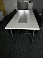 Praktische, krasvrije, lange eettafel, Huis en Inrichting, Tafels | Eettafels, Overige materialen, 200 cm of meer, Zo goed als nieuw