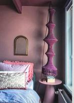 Fishermanslamp visnetlamp, Huis en Inrichting, Nieuw, 75 cm of meer, Stof, Boho vintage