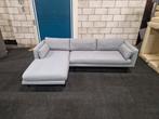 BEZORGEN MOGELIJK Loungebank Grijs 265x165 GEREINIGD, 250 tot 300 cm, Hoekbank, Ophalen of Verzenden, Zo goed als nieuw