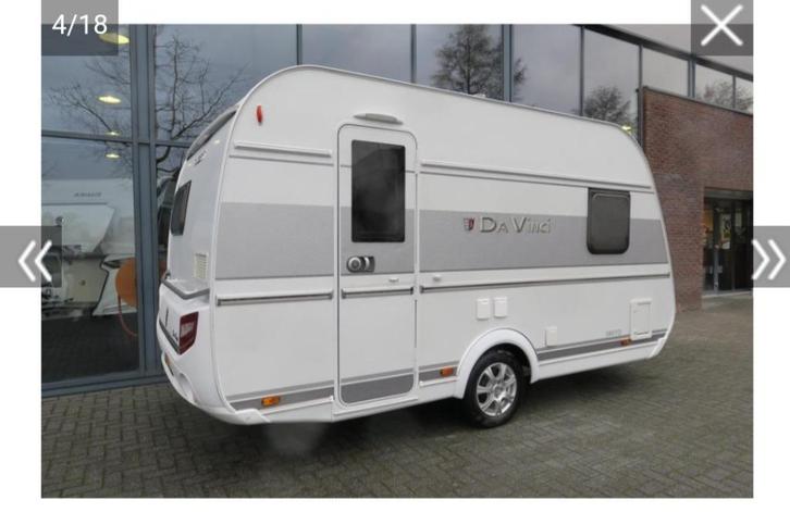 caravan tabbert compact Da Vinci 380TD Frans bed, Caravans en Kamperen, Caravans, Particulier, tot en met 4, 1000 - 1250 kg, Kleine zit