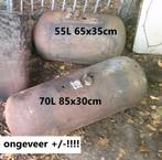 LPG tank 70L 55L prijs=per tank mooi voor bv. BBQ Kachel, Ophalen, Gebruikt