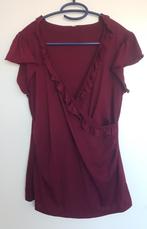 Top / shirt maat 42 bordeaux rood, Kleding | Dames, Zeeman, Maat 42/44 (L), Ophalen of Verzenden, Zo goed als nieuw