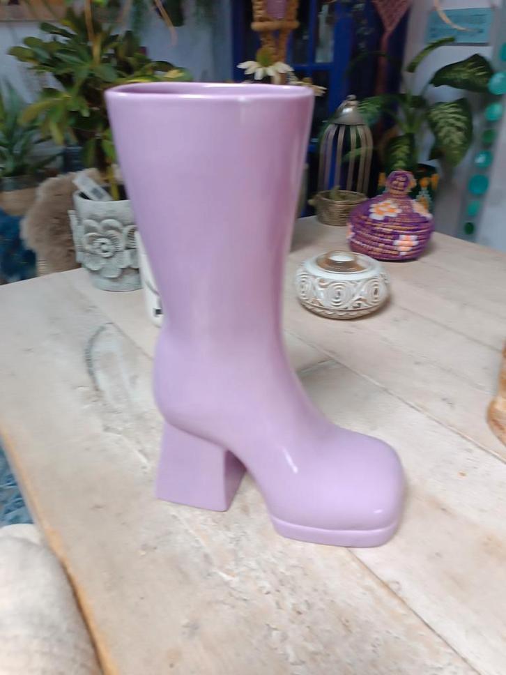 FlowerPower Vaas,bloemenvaas, Huis en Inrichting, Woonaccessoires | Vazen, Overige kleuren, Minder dan 50 cm, Glas, Ophalen