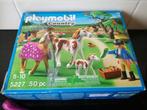 Playmobil country paddock met paardenfamilie - 5227 compleet, Complete set, Gebruikt, Ophalen of Verzenden