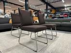 4 Nieuw Jess Design Stoel Largo eetkamerstoelen bruin stof, Huis en Inrichting, Stoelen, Nieuw, Vier, Stof, Ophalen of Verzenden