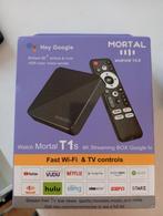 Google Streaming Box - Mortal T1s Android 14.0, Ophalen of Verzenden, Zo goed als nieuw, HDMI