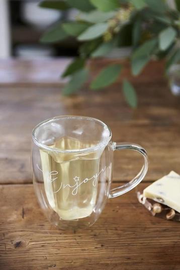 Riviera Maison "Enjoy" Star Double Wall Glass beschikbaar voor biedingen