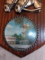 Paarden bubble lijst houten wanddecoratie fotolijstje, Huis en Inrichting, Ophalen of Verzenden, Overige materialen