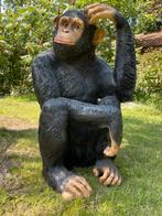 Aap peinzend beeld tuin natuur dier dierentuin, Ophalen, Nieuw, Kunststof, Dierenbeeld