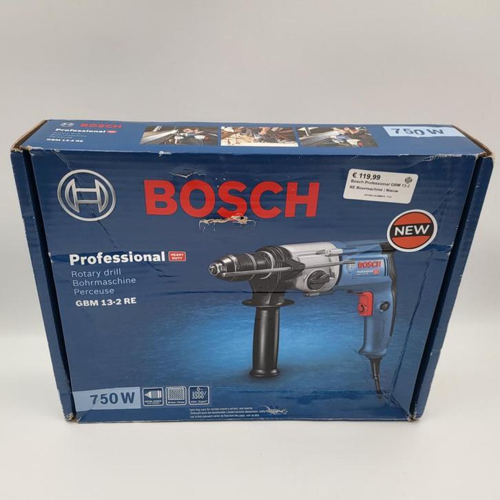 Bosch Professional GBM 13-2 RE Boormachine | Nieuw, Doe-het-zelf en Verbouw, Gereedschap | Boormachines, Nieuw
