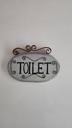 Leuk bordje voor de toiletdeur, Ophalen of Verzenden, Gebruikt