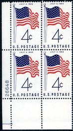 USA Verenigde Staten plaatblok 1153-pf - Amerikaanse vlag, Postzegels en Munten, Postzegels | Amerika, Ophalen of Verzenden, Noord-Amerika
