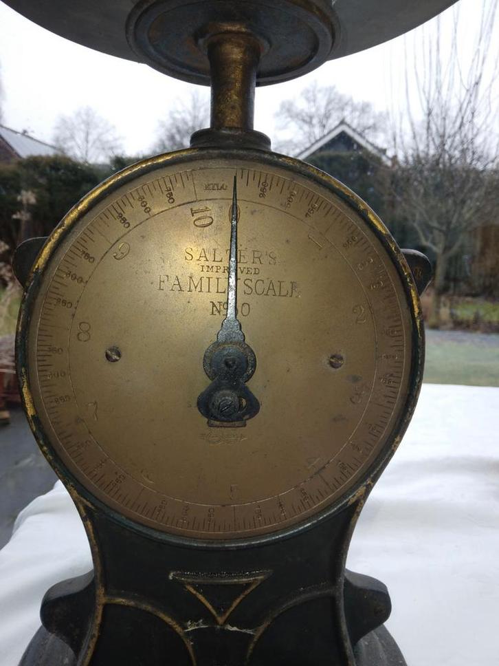 Oude Salter's Family Scale Weegschaal, Antiek en Kunst, Antiek | Woonaccessoires, Ophalen