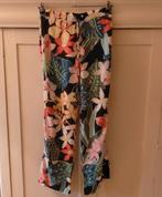 Zara bloemenbroek lange broek 38 40 viscose lange pijp, Maat 38/40 (M), Blauw, Nieuw, Lang