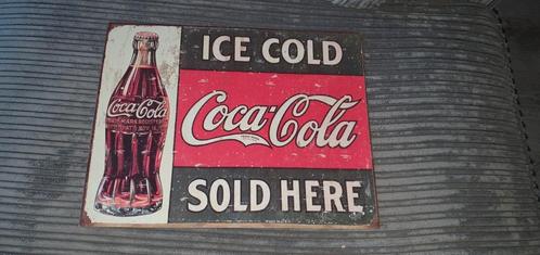 Coca-Cola reclamebord, Verzamelen, Merken en Reclamevoorwerpen, Gebruikt, Reclamebord, Ophalen of Verzenden