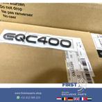 N293 W293 EQC400 LOGO ZWART Mercedes 2019-2023 EQC 400 EMBLE, Gebruikt, Ophalen of Verzenden, Achter, Mercedes-Benz