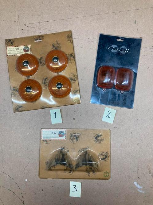 Nieuw (NOS) knipperlichtlenzen en kapjes YAMAHA en HONDA, Motoren, Accessoires | Overige, Nieuw, Ophalen of Verzenden