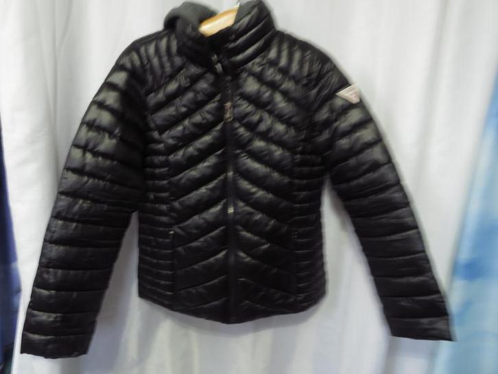 zwart padded hooded jas + uitritsbaar tussenstuk mt M Guess, Kleding | Dames, Jassen | Winter, Gedragen, Maat 38/40 (M), Zwart