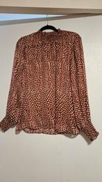 Costes blouse met stippen - maat XL, Bruin, Maat 46/48 (XL) of groter, Ophalen of Verzenden, Zo goed als nieuw