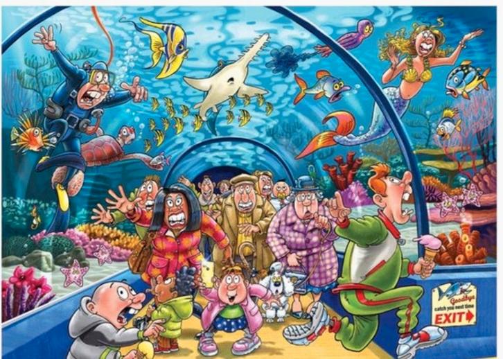 Grote Wasgij Puzzel Collectie - Harlingen, Hobby en Vrije tijd, Denksport en Puzzels, Gebruikt, Legpuzzel, 500 t/m 1500 stukjes