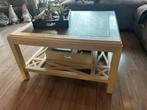 Mooie houten salontafel, Huis en Inrichting, Tafels | Salontafels, Ophalen, Gebruikt, 100 tot 150 cm, 50 tot 100 cm