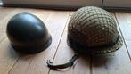 Legerhelm - binnen- en buitenhelm, Verzamelen, Ophalen of Verzenden, Landmacht, Nederland, Helm of Baret