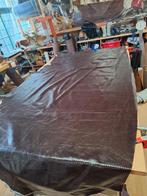 Heel aparte blok geperforeerde runderhuid., Bruin, Leer of Kunstleer, Ophalen of Verzenden, 30 tot 120 cm