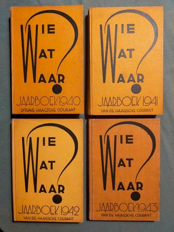 Wie Wat Waar? Jaarboek 1940 - 1941 - 1942 - 1943 beschikbaar voor biedingen