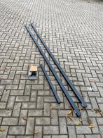 2x KONSTA WPC onderregel zwart 3000x55x40 mm, Tuin en Terras, Terrasdelen en Vlonders, Ophalen, Nieuw, Composiet