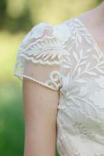 Rembo Styling Magistral Trouwjurk Boho Kant Maat 36-40, Ophalen, Gedragen, Wit, Trouwjurk
