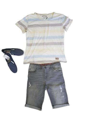 Stoer gestreept TOMMY HILFIGER shirt maat Medium. beschikbaar voor biedingen