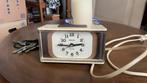 Vintage wekker 13 x 6,5 cm, Witgoed en Apparatuur, Wekkers, Ophalen, Gebruikt