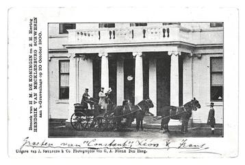 901138	Den Haag	Bezoek HM de Koningin	20 october 1900	Gelope beschikbaar voor biedingen