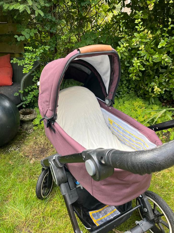 Emmaljunga NXT90 Kinderwagen, Kinderen en Baby's, Kinderwagens en Combinaties, Gebruikt, Combiwagen, Overige merken, Verstelbare duwstang