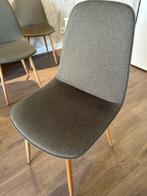 Eetkamer stoelen mosgroen (4x), Huis en Inrichting, Stoelen, Ophalen, Gebruikt, Overige kleuren, Vier